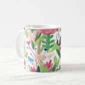 Mug Champs floraux : Aquarelle Maisons Motif (Devant gauche)