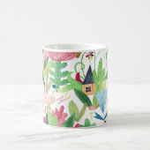 Mug Champs floraux : Aquarelle Maisons Motif (Centre)