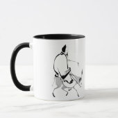 Mug Chan Master riding a mule (Gauche)