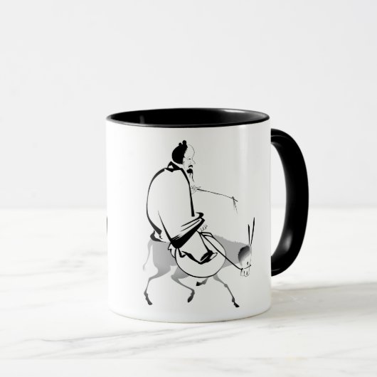Mug Chan Master riding a mule (Devant droit)