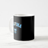 Mug Chana Guatemalan Women Coquette Bow Guatemala Flag (Devant gauche)