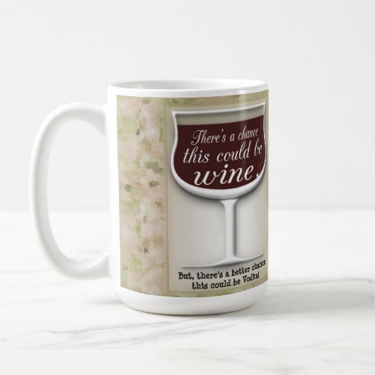 Mug Chance ceci pourrait Wine (Gauche)