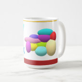 Mug Chance de chance Message de félicitations jaune (Devant droit)