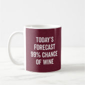 Mug Chance De Vin Drôle Citation (Gauche)