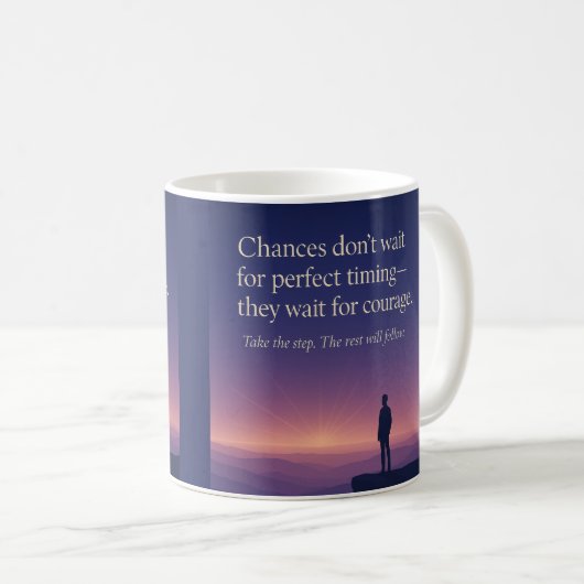 Mug Chances de courage (Devant droit)