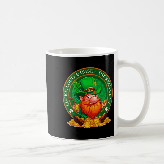 Mug Chanceux, bruyants et irlandais – La Clan Ryan St  (Droite)