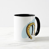 Mug Chanceux Horseshoe Thème Equine (Devant droit)