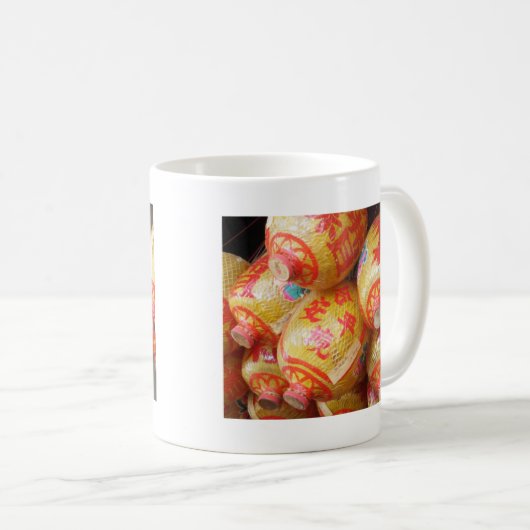 Mug Chanceux Lanternes en papier chinois (Devant droit)