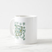 Mug Chanceux Typographie festive de la Saint-Patrick (Devant gauche)