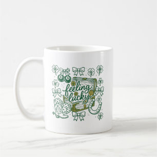 Mug Chanceux Typographie festive de la Saint-Patrick