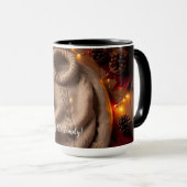 Mug Chandail d'automne, Feuille, Citrouille Pinecones (Devant droit)