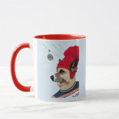 Mug Chandail de chien en ski (Gauche)