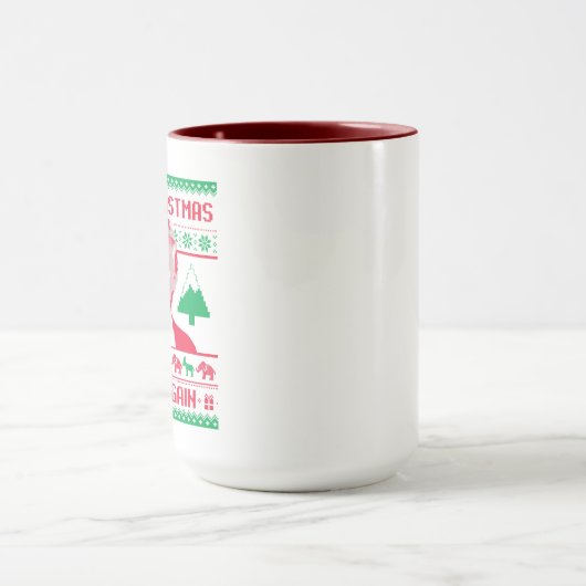 Mug Chandail de Noël d'atout - faites à Noël grand Aga (Centre)
