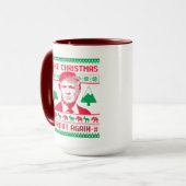 Mug Chandail de Noël d'atout - faites à Noël grand Aga (Devant gauche)