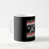 Mug Chandail de Noël moche drôle (Devant gauche)