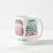 Mug Chandail laid avec le texte (Devant droit)