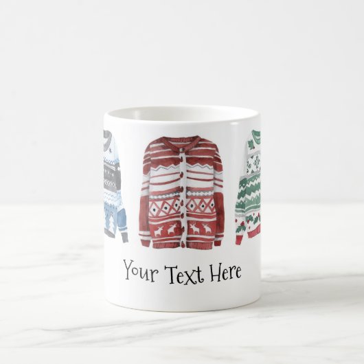 Mug Chandail laid avec le texte (Centre)