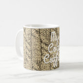 Mug Chandail tricot câble mignon (Devant gauche)