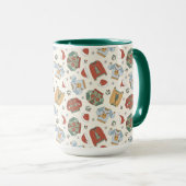 Mug Chandails de Noël et Motif Casquette (Devant droit)