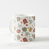 Mug Chandails de Noël et Motif Casquette (Devant gauche)
