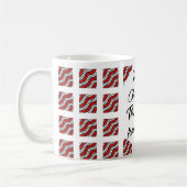 Mug Chandycane rouge Mikitez Christmaspattern (Gauche)
