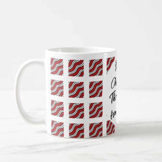 Mug Chandycane rouge Mikitez Christmaspattern (Gauche)