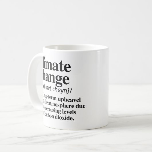 Mug Changement climatique (Devant gauche)