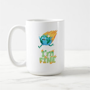 Mug Changement climatique amusant Conception de la Ter