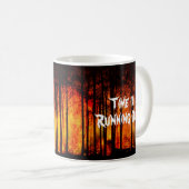 Mug Changement climatique obscène de l'Anthropocène (Devant droit)