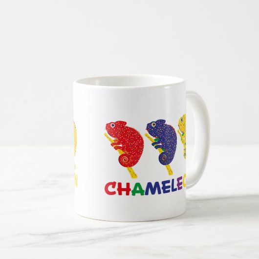 Mug Changement de Chameleon (Devant droit)