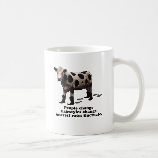 Mug Changement de personnes - vache extrêmement (Droite)