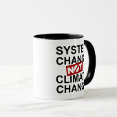 Mug Changement de système et non changement climatique (Devant droit)