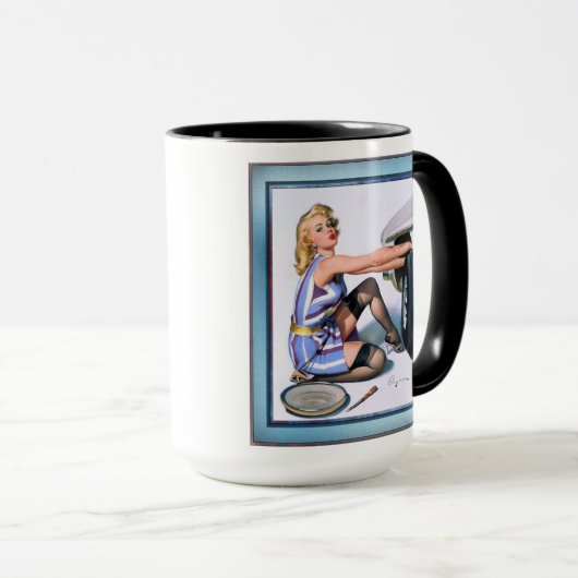 Mug Changement rapide par Gil Elvgren (Devant droit)