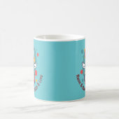 Mug Changer de nom Texte Paix Amour Boho Hippie Doves (Centre)