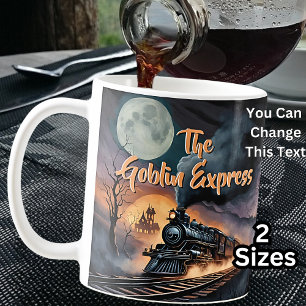 Mug Changer de texte, Express Goblin Halloween Train à