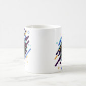 Mug Changer en n'importe quelle initiale sur peinture (Centre)