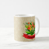 Mug Changer Grand-Mère Nom Grammy Nana Grandma Flower (Devant droit)