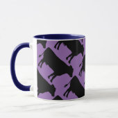 Mug Changer la vache noire Arrière - plan (Gauche)