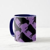 Mug Changer la vache noire Arrière - plan (Devant gauche)