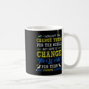 Mug Changer le monde pour eux Sensibilisation au syndr