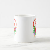 Mug Changer le nom de la mère - Maman - Coeur & Fleurs (Centre)
