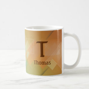 Mug Changer le nom initial ajouté de Vert à Marron Q R