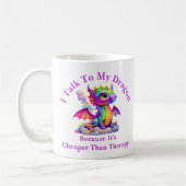 Mug Changer Le Texte, Parlez À Dragon Moins Cher Que L (Gauche)
