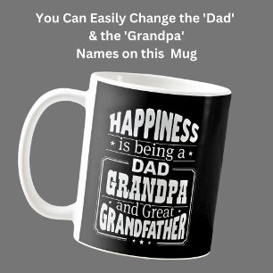 Mug Changer papa & grand-père, Bonheur Grand-père