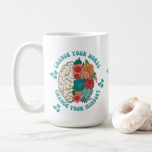 Mug CHANGER VOS MOTS Changer votre mentalité chrétienn (Avec donut)