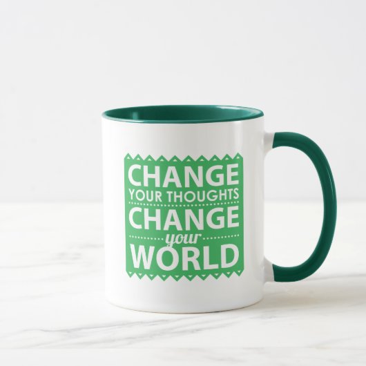 Mug Changer vos pensées Changer le monde (Droite)
