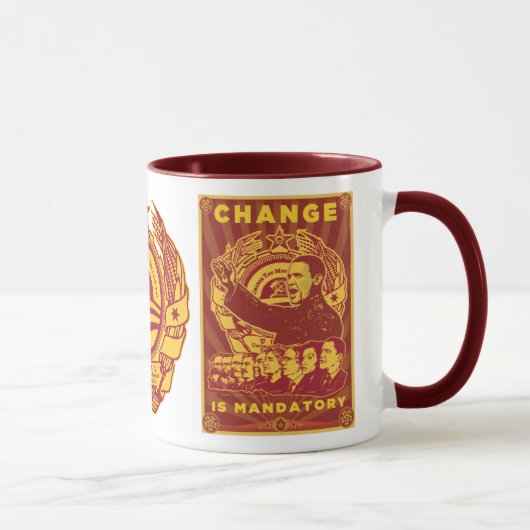 Mug Changez est obligatoire ! Camarade Obama Spoof (Droite)
