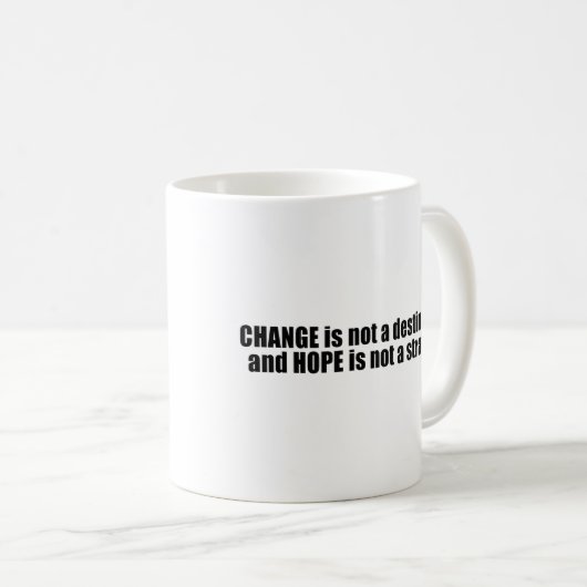 Mug Changez n'est pas une destination (Devant droit)