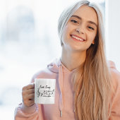 Mug Chanson d'amour Oiseaux Notes Art Noir Blanc