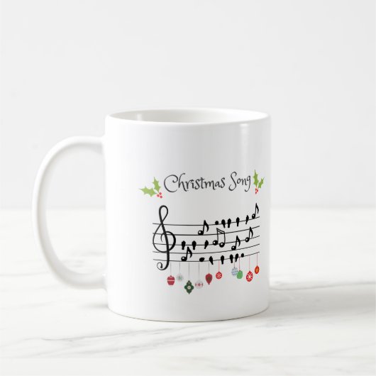 Mug Chanson de Noël (Gauche)